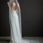 Tulle veil with comb, width 1.5 m (59'') length 2.5 m (98'')